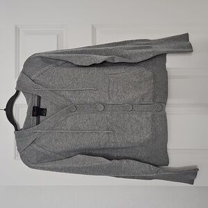 Torrid Women's Gray 100% Cotton Button Front Hooded Knit Cardigan Size 2X